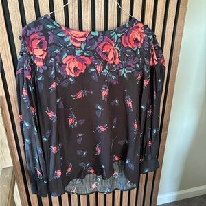 floral blouse